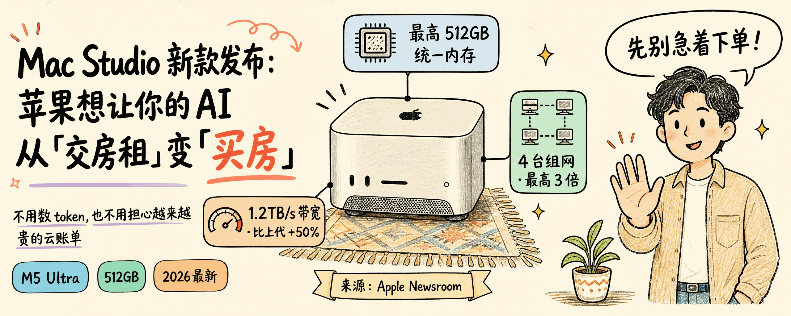 给AI交房租，不如给AI买房