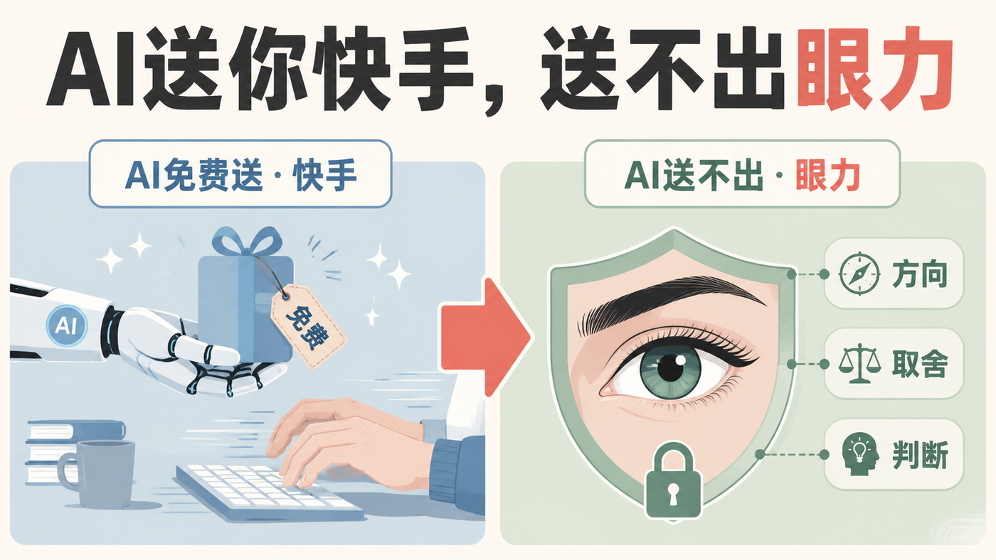 AI 送你快手，送不出眼力