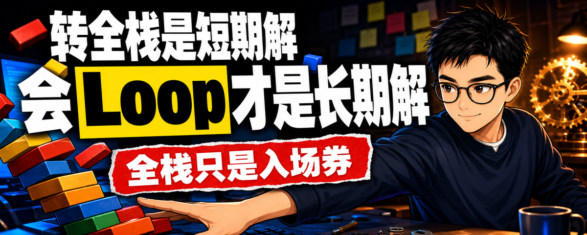 封面:程序员转全栈是短期解,会 Loop 才是长期解