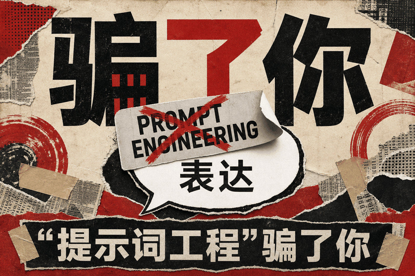 封面图：「提示词工程」骗了你，你真正缺的不是技巧，是表达