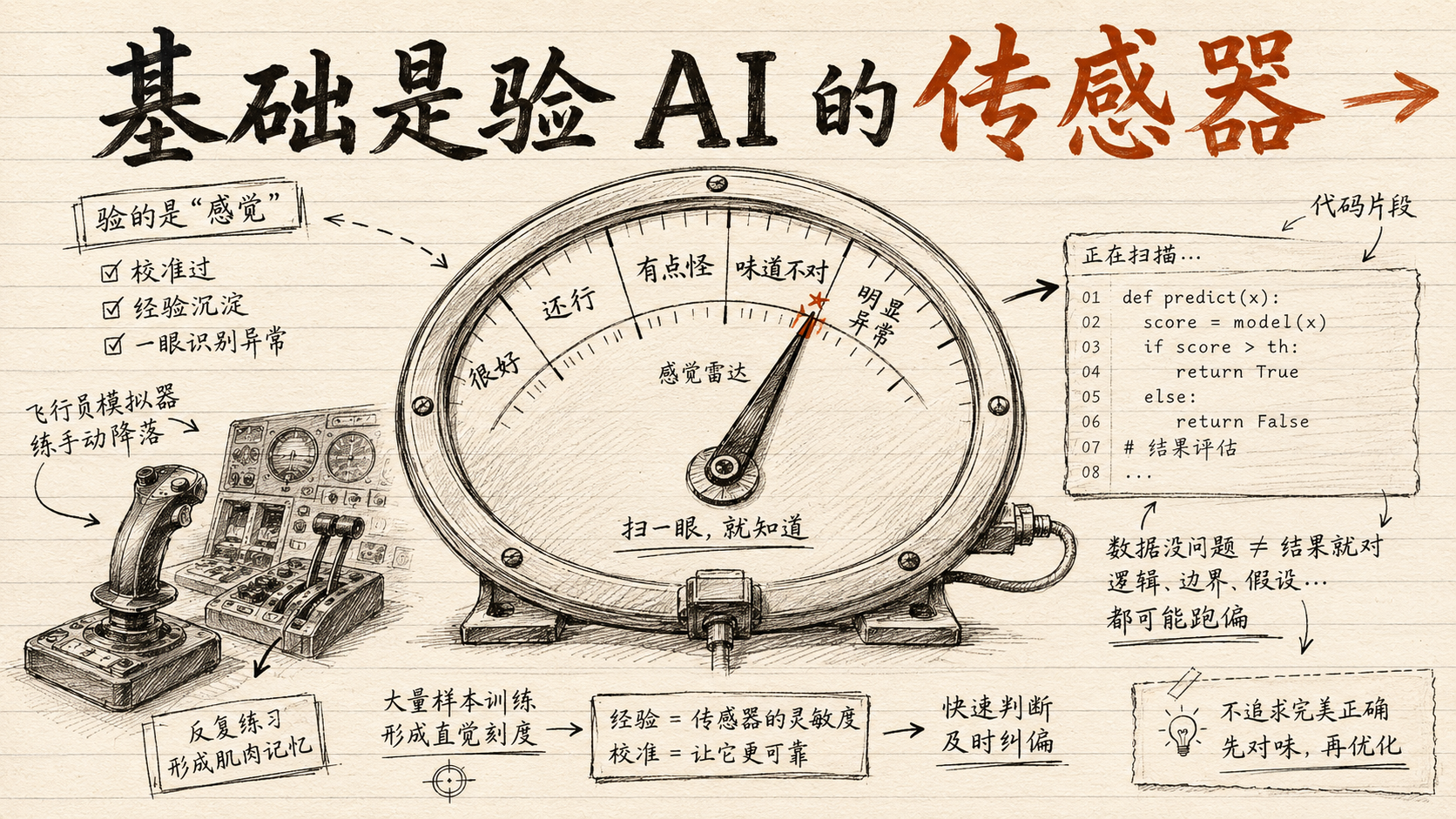 基础是验 AI 的传感器