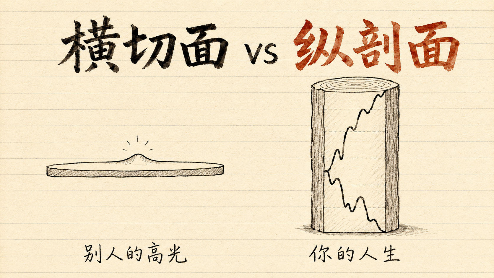 横切面 vs 纵剖面