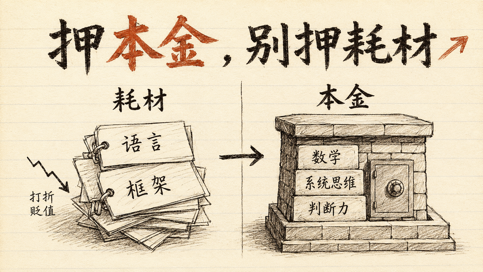押本金，别押耗材