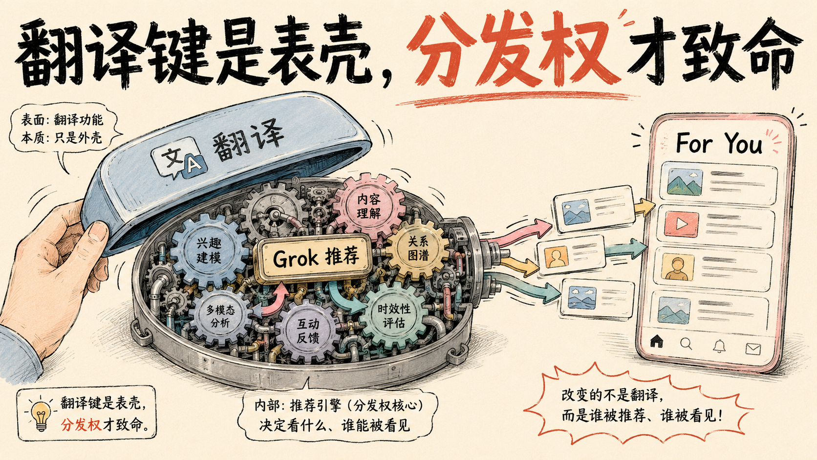 翻译键是表壳，分发权才致命